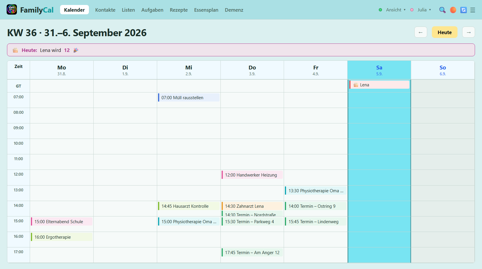 Wochenkalender